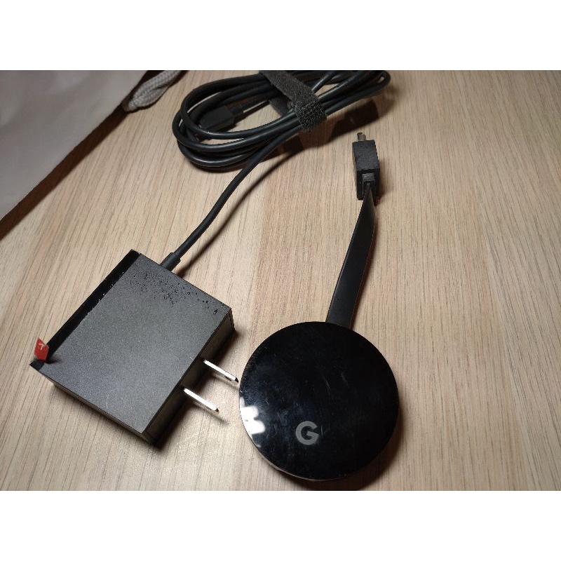 Google Chromecast Ultra，含電源線，二手，功能正常