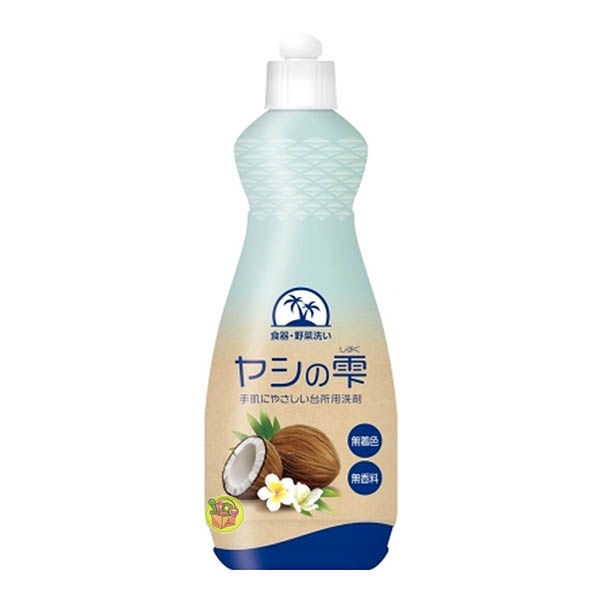 【JPGO】日本製 kaneyo 無香料無著色 棕櫚の雫 椰子油洗碗精