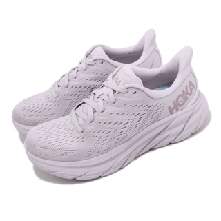 =CodE= HOKA ONE ONE CLIFTON 8 網布慢跑鞋(粉紫) 1119394LMEL 紫羅蘭 路跑 女