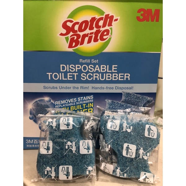 好市多線上購物獨家商品現貨拆賣一入25元Scotch-Brite 百利 菜瓜布馬桶刷補充包