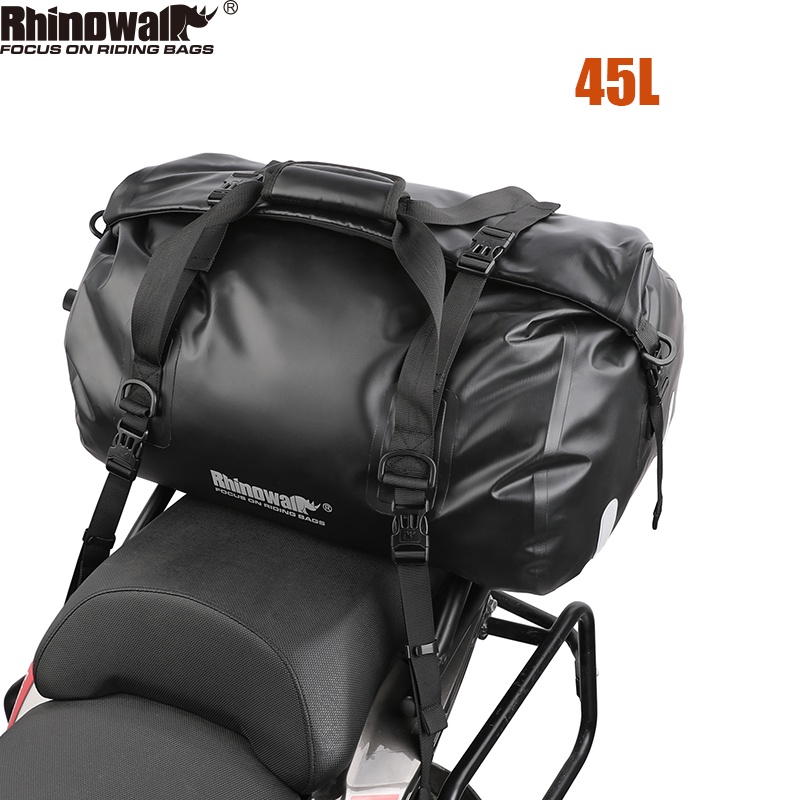 Rhinowalk 新款 45L 防水摩托車包 機車行李包 騎行摩托車尾袋大容量 摩托車幹袋 旅行行李袋