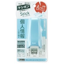 PLUS Stick 滾輪個人資料保護章 IS-550CM 淡藍色 紫色 白色