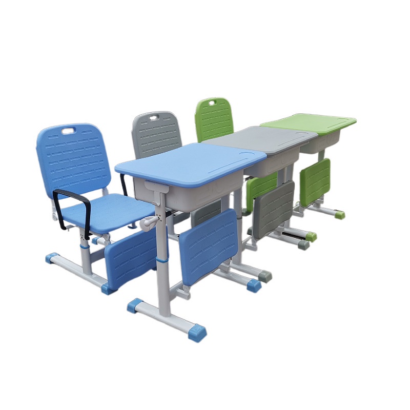 新款中小學生午休課桌椅手搖休息桌椅可升降折疊收納多檔調節廠家