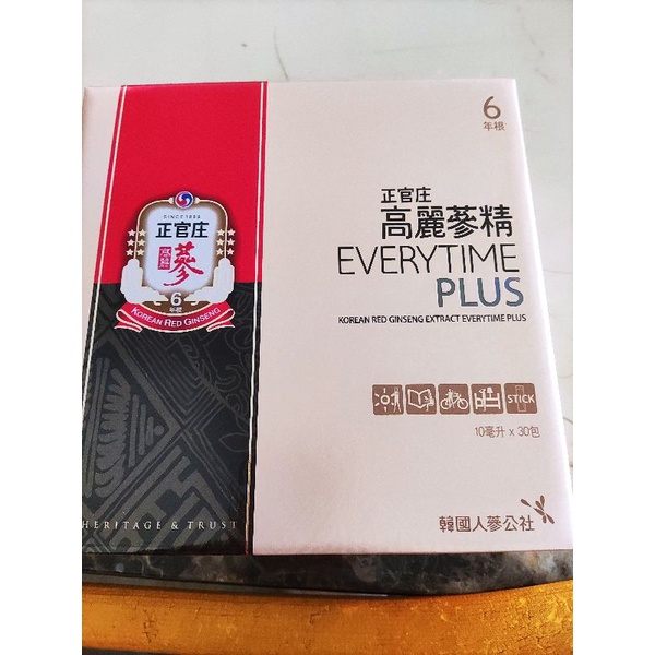 正官庄 高麗蔘精EVERYTIME禮盒 (30入/單盒)，附袋子