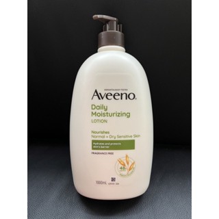 Aveeno 天然燕麥保濕潤膚乳液-無香精(適乾性肌膚)一瓶1公升 419元—可超取付款