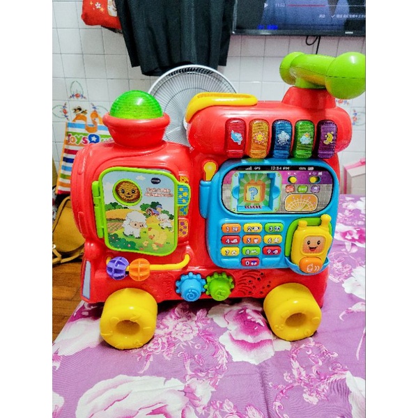 Vtech歡樂積木學習車-好市多購入，二手商品