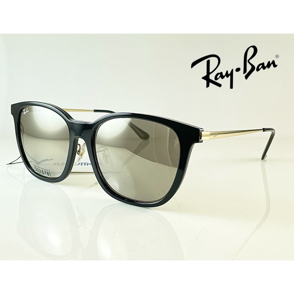 ☆高雄眼鏡站☆全新正品 Ray Ban太陽眼鏡 RB4333D 6507/5A 複合式黃水銀鼻墊款（Luxottica）