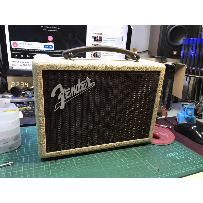 Fender Indio 維修 電池升級 破音維修 無法充電