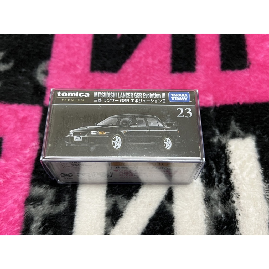 旺旺小車 多美小汽車 TOMICA 黑盒 NO.23 三菱 GSR EVO 新包裝 全新附膠盒 一台480元