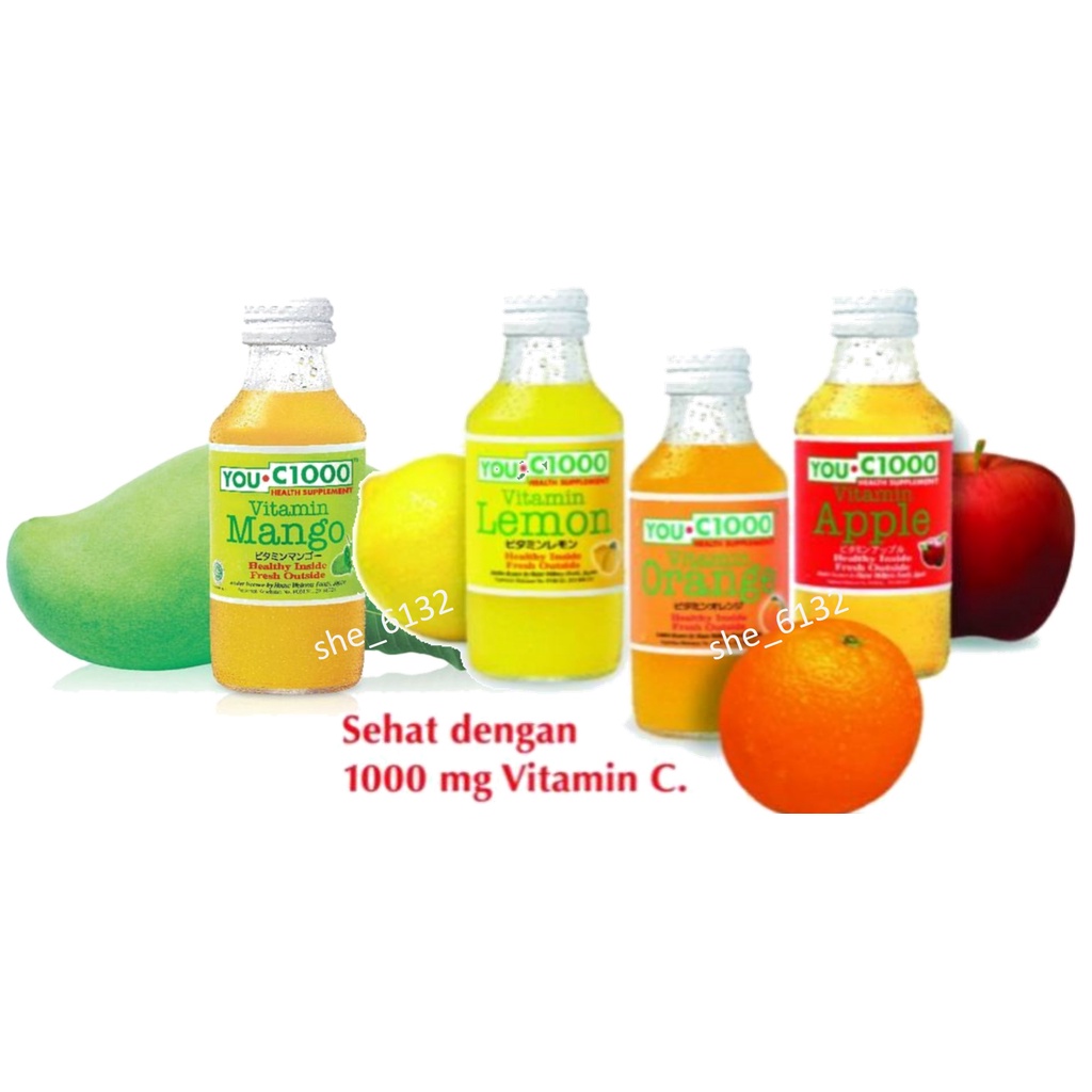 YOU C1000 VITAMIN 140ml Lemon/Orange/mango