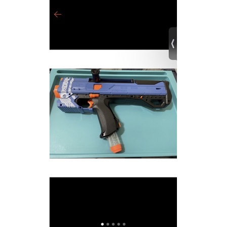 nerf 9成新 決戰系列 太陽神 helios XVIII-700 孩之寶 衝鋒槍 玩具槍 球彈 軟蛋
