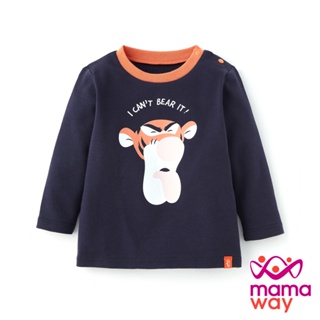【Mamaway媽媽餵】BABY迪士尼純棉長袖T恤-跳跳虎 嬰童上衣