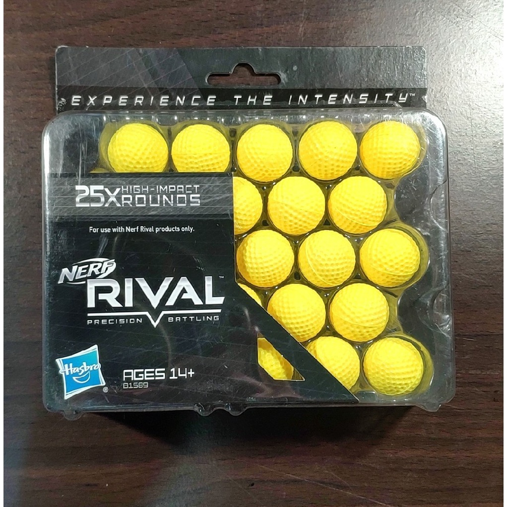 (全新未拆現貨) NERF Rival 25顆原廠球彈補充包(球彈 彈匣)