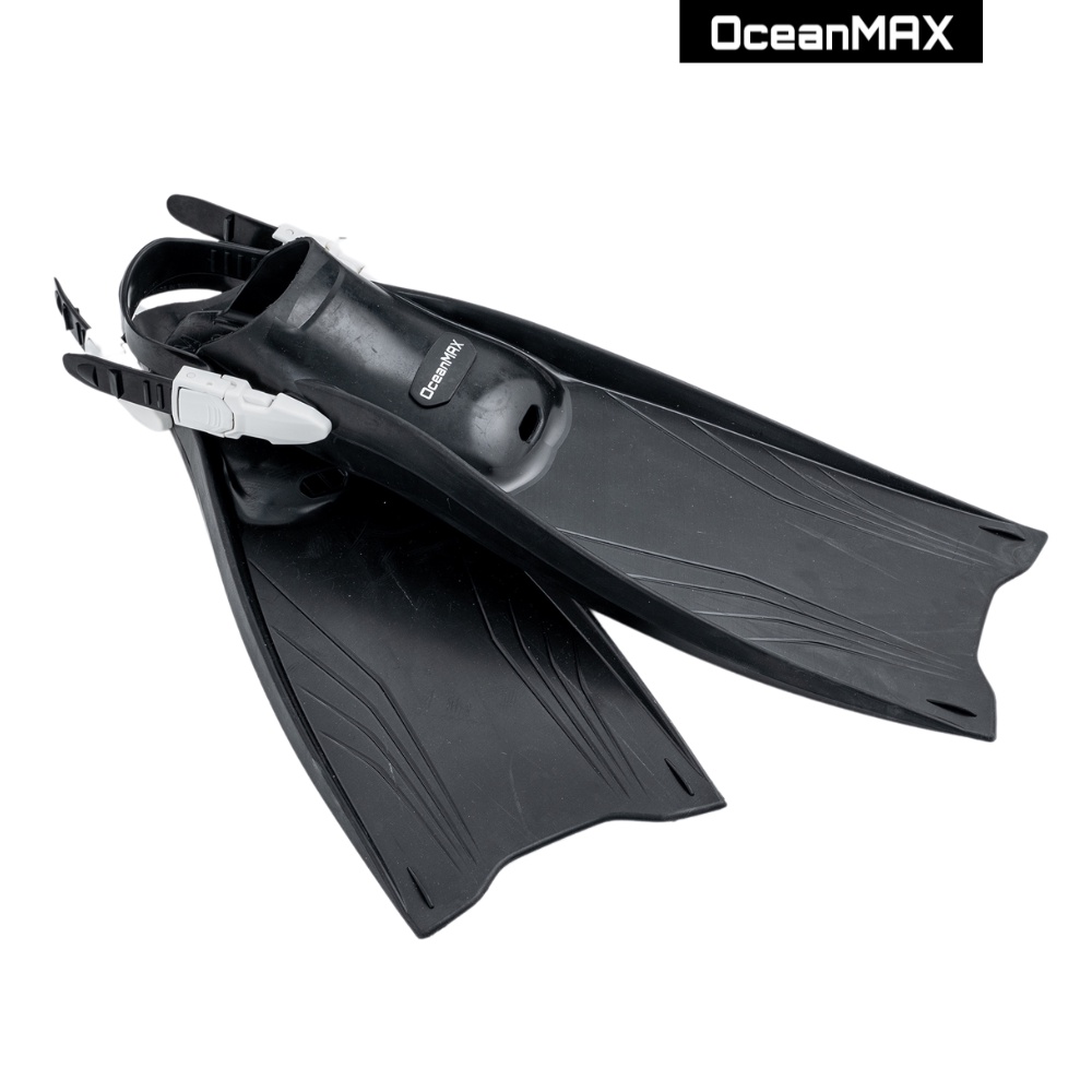 【OceanMAX】橡膠蛙鞋 - 黑｜品牌旗艦店 橡膠蛙鞋 高品質全橡膠蛙鞋  蛙鞋