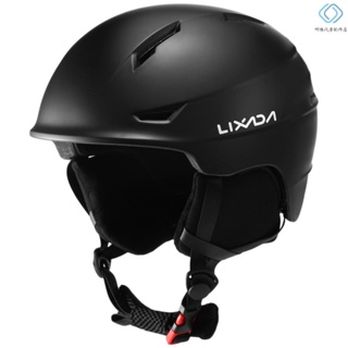 Lixada 滑雪頭盔帶可拆卸耳罩男士女士安全滑雪頭盔帶護目鏡固定帶專業滑雪雪地運動頭盔
