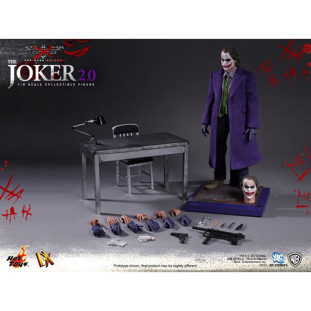 野獸國 Hot Toys DX11 蝙蝠俠 黑暗騎士 1/6 小丑 希斯萊傑 JOKER 非 DX19 MMS546