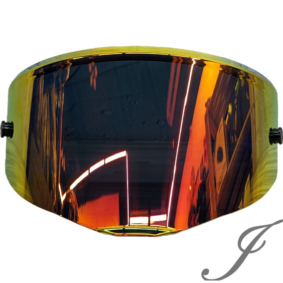 Motorax 摩雷士 R50 電鍍紅 專用鏡片 全罩 安全帽