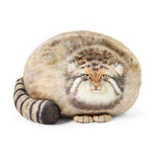 現貨！日本代購 圓滾滾 可愛貓咪 兔猻 古老的貓 洋猞猁 抱枕 玩偶 娃娃