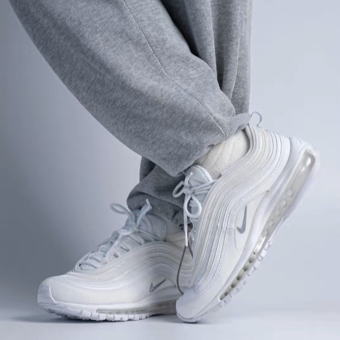 【R-MAN】Nike Air Max 97 Triple White 子彈 全白 氣墊 休閒鞋 921826101