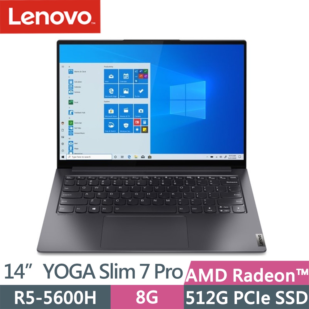 全省大豆可分期現金折扣 Lenovo Yoga Slim 7 Pro 14ACH5-82MS00CETW R5-5600