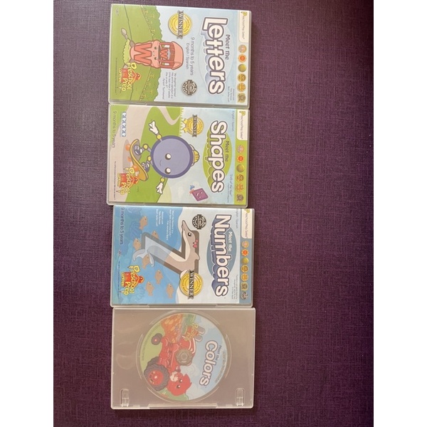 preschool prep series 4個DVD &amp; 8本書