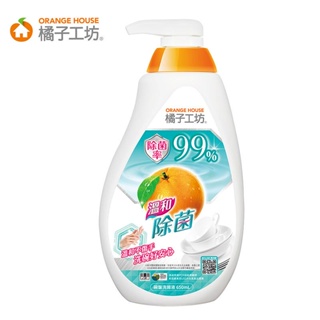 橘子工坊家用類溫和除菌碗盤洗滌液/ 650ml/ 瓶 eslite誠品