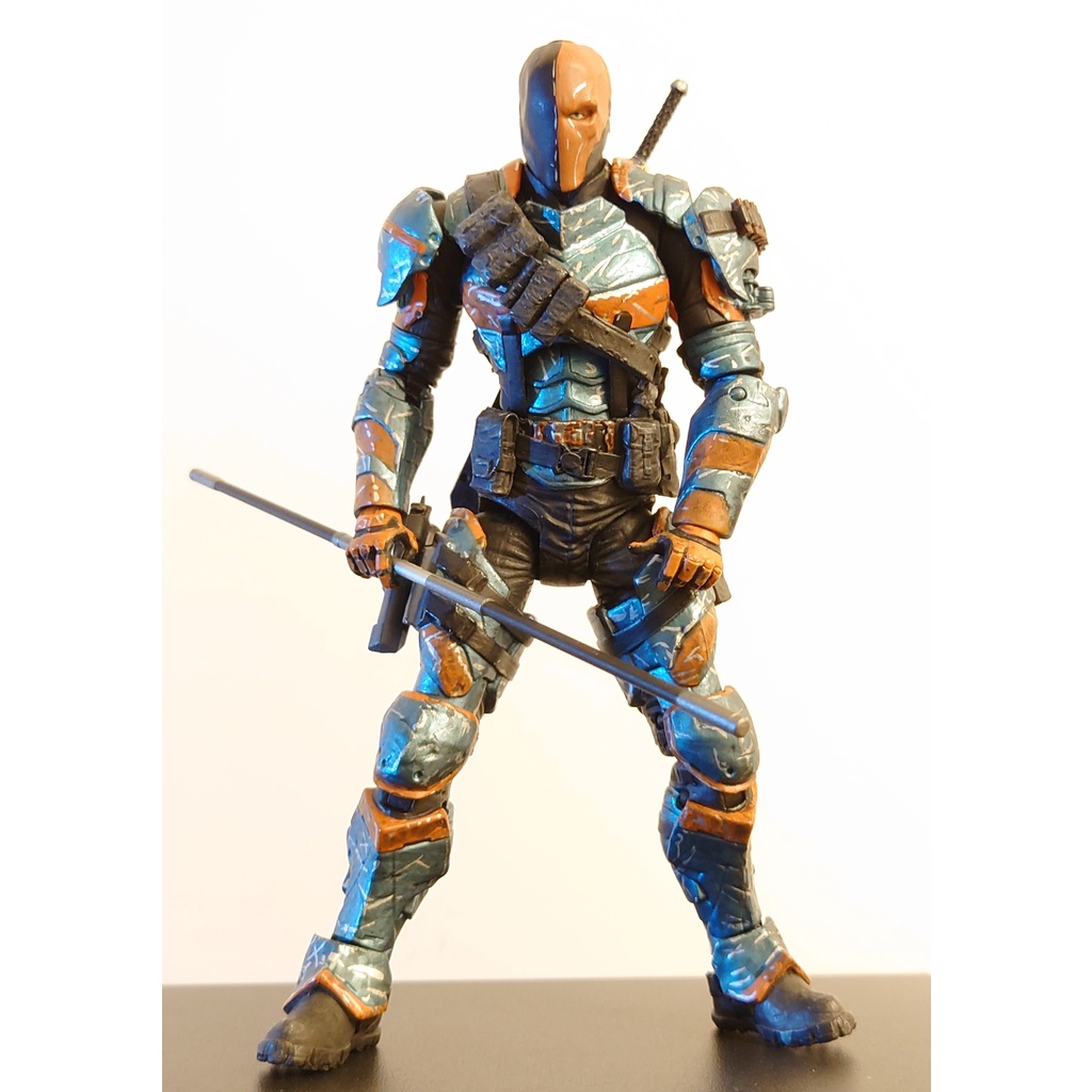 喪鐘 Deathstroke 蝙蝠俠：阿卡漢起源 Batman Arkham Origins  正版 模型 可動公仔