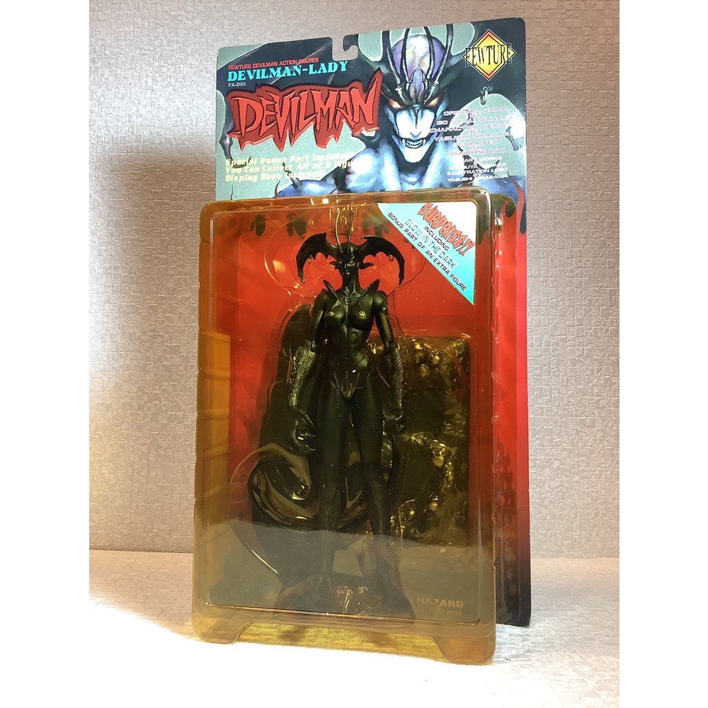 【烏力烏力屋】 DEVIL MAN　永井豪　韮澤靖　惡魔人　女惡魔人　DEVILMAN LADY　黑色款　內詳