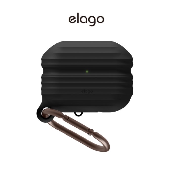 [elago] AirPods Pro & Pro 2 高級防水保護套 (附贈登山扣) (適用 Airpods Pro)