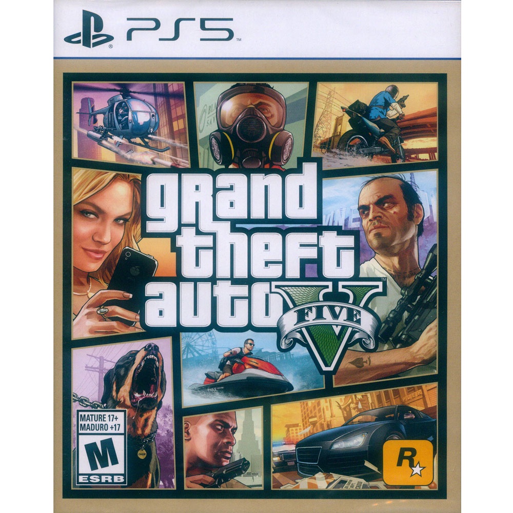 PS5 GTA5 俠盜獵車手5 中文版 grand theft auto V FIVE 【一起玩】