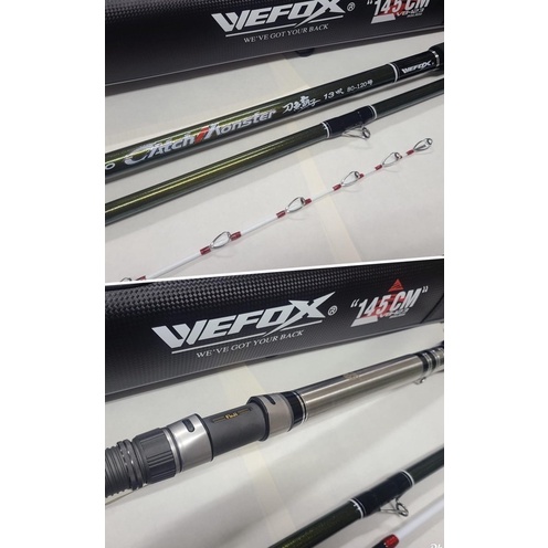 《屏東海豐》WEFOX 刀魚霸子 80/120號-390LR 布線 並繼船竿 適用油帶 黃雞 13尺 船珠魚竿 船竿