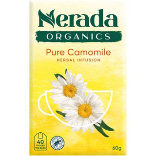 澳洲Nerada 有機甘菊茶袋/有機菊花茶/有機茶包 40小包/現貨無咖啡因茶包