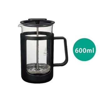 HARIO 胖胖黑濾壓壺 600ml／CPU-4-B
