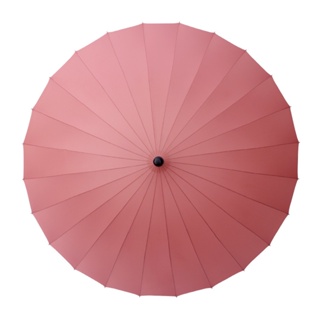 雨傘24骨晴雨直杆傘新款大號抗風雙人素色廣告長柄傘logo印製 #4