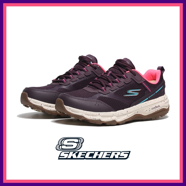 SKECHERS 休閒鞋 GORUN TRAIL ALTITUDE 寬楦 紫粉藍 防潑水 女-28205WPLUM