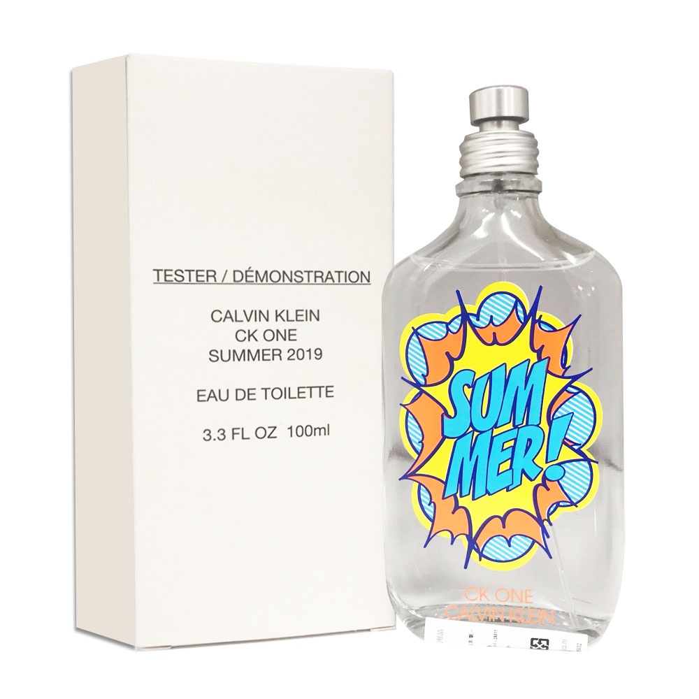 Calvin Klein CK ONE 2019 夏日限量版 中性淡香水 100ml  TESTER 香水 香氛 淡香水
