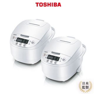 【日本東芝TOSHIBA】本厚釜多功能微電腦10人份電子鍋 RC-18DHNTW 雙入超值組｜生活家電旗艦店