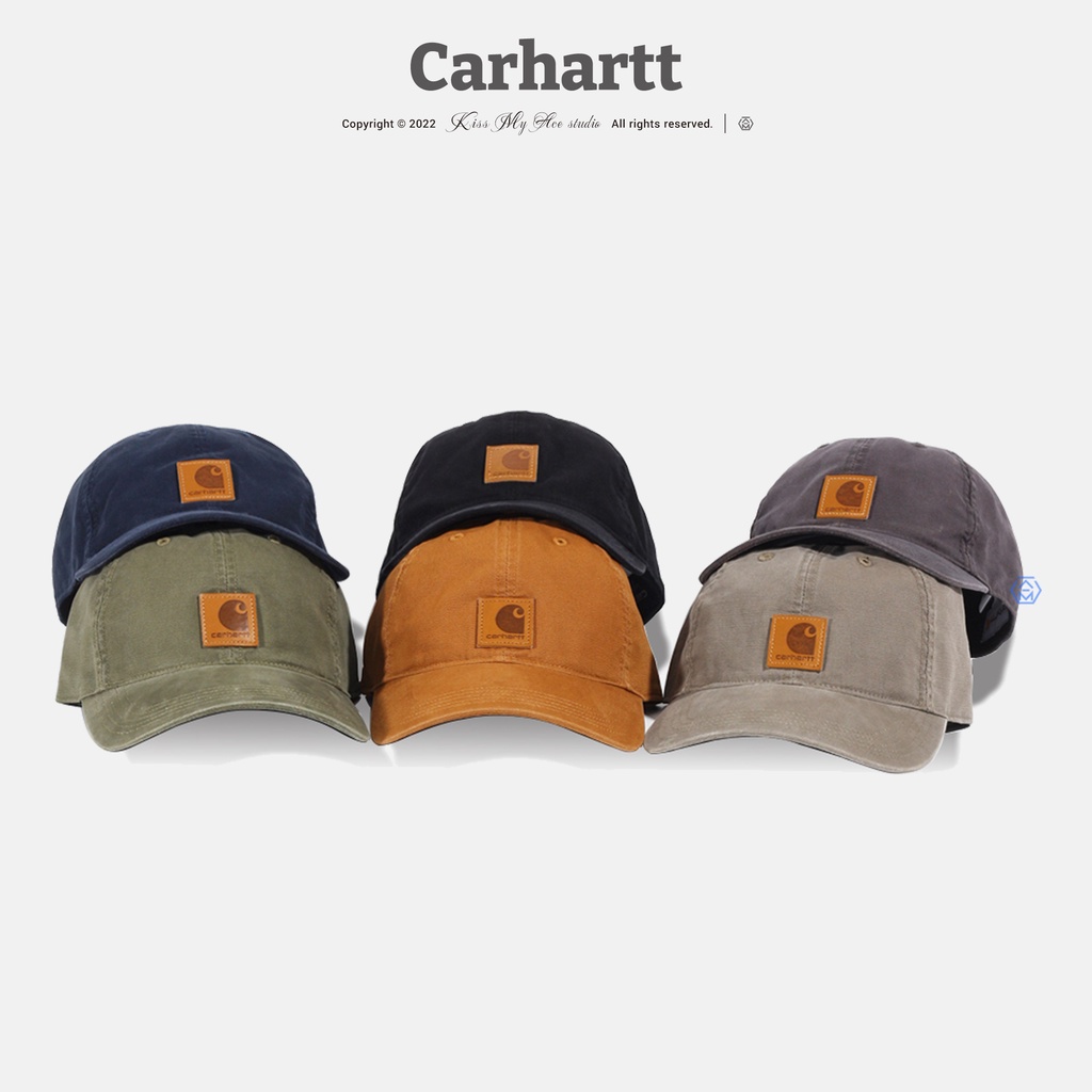 [現貨] Carhartt Odessa cap 復古 水洗 仿舊 老帽 帽子 皮標 可調 軍綠 卡其 水洗黑 多色
