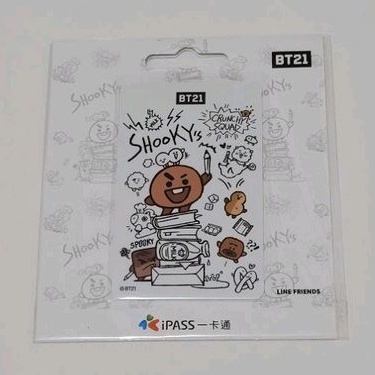 BT21(DOODLE-SHOOKY）一卡通