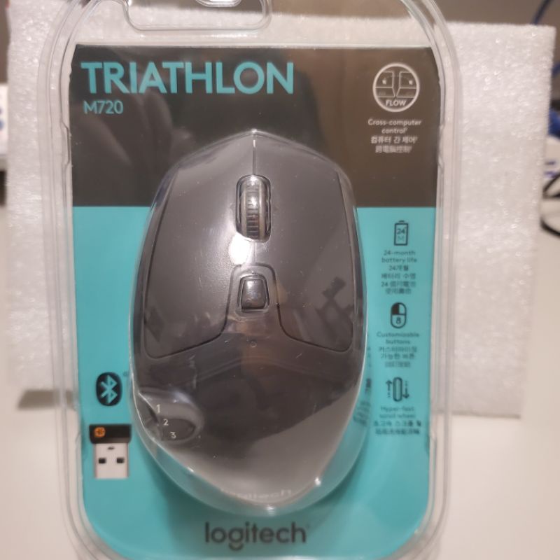 羅技 Logitech logi M720 Triathlon 無線 藍牙 藍芽 滑鼠 鐵氟龍膠帶