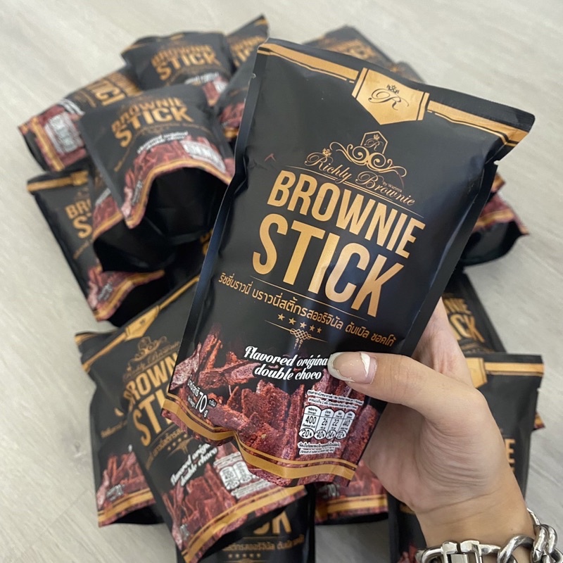 【JnB】現貨.泰國 巧克力布朗尼脆片 大包70g 餅乾 Brownie Stick