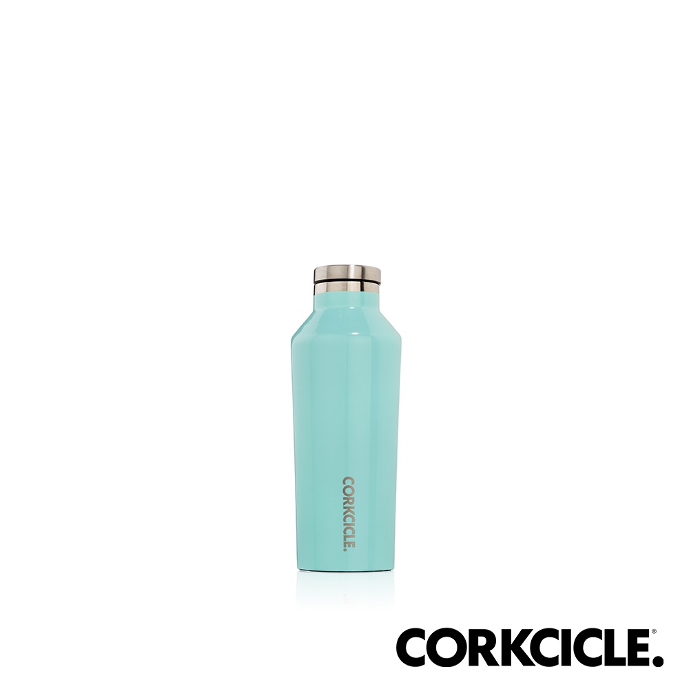 美國CORKCICLE Classic經典系列三層真空易口瓶/保溫瓶270ml-土耳其藍