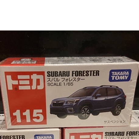 殼樂屋  TOMICA 日本多美小汽車   SUBARU. FORESTER 115號  全新未拆封 一台110元