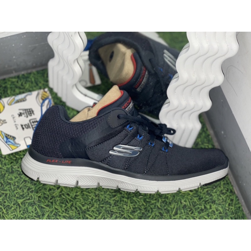 大罐體育👟 SKECHERS 運動鞋 男運動系列 FLEX ADVANTAGE 4.0 寬楦款 - 232227WNVY