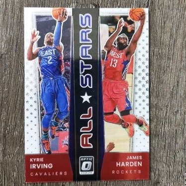 2021-22 Donruss Optic All-Stars Kyrie Irving/James Harden 特卡