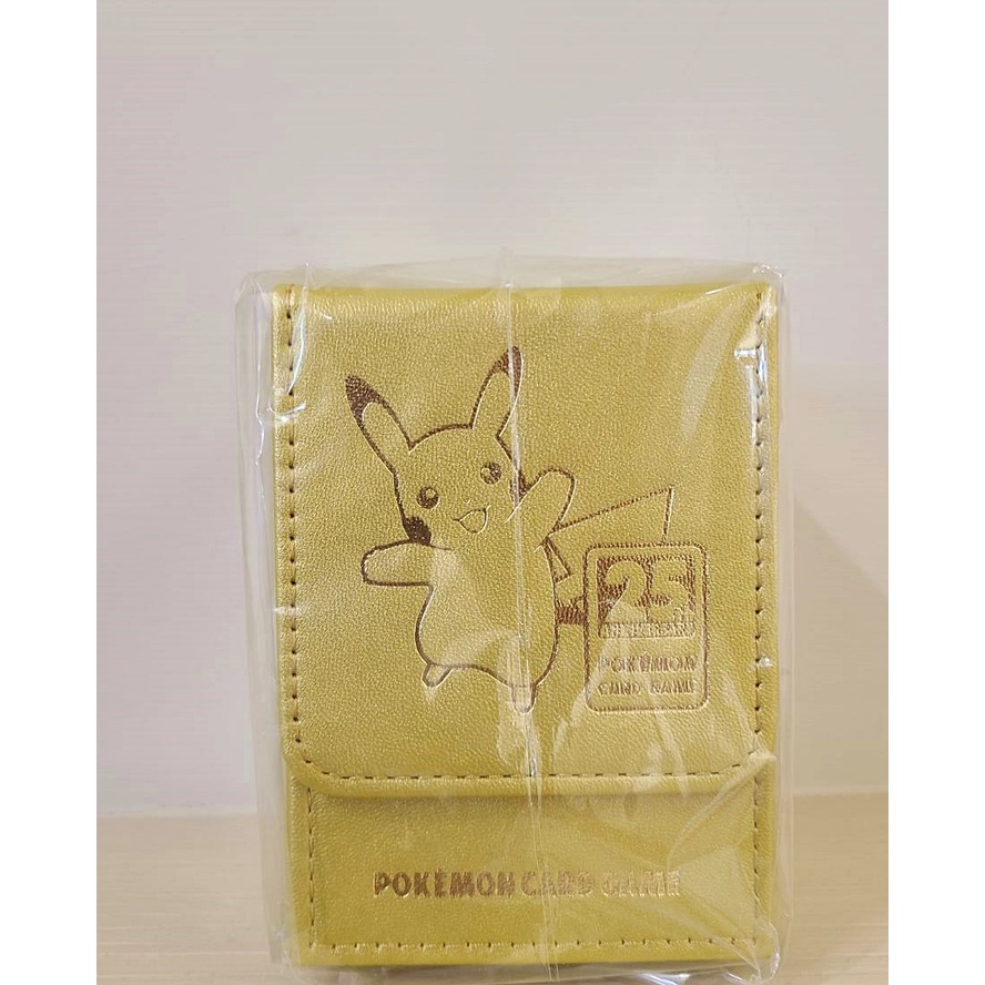 [全新未拆] 寶可夢 PTCG 25週年 黃金紀念箱 皮製卡盒