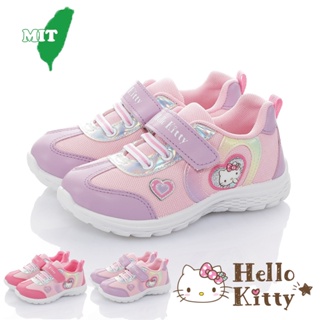 Hello Kitty童鞋 18cm-23cm 輕量減壓抗菌防臭休閒鞋 紫.桃(聖荃官方旗艦店)