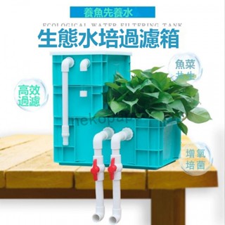 【免運】烏龜箱 烏龜缸 烏龜過濾器 烏龜飼養箱 水族過濾器 自製魚缸水培過濾盒魚池生態濾箱錦鯉池外接迴圈係統水族上置養花