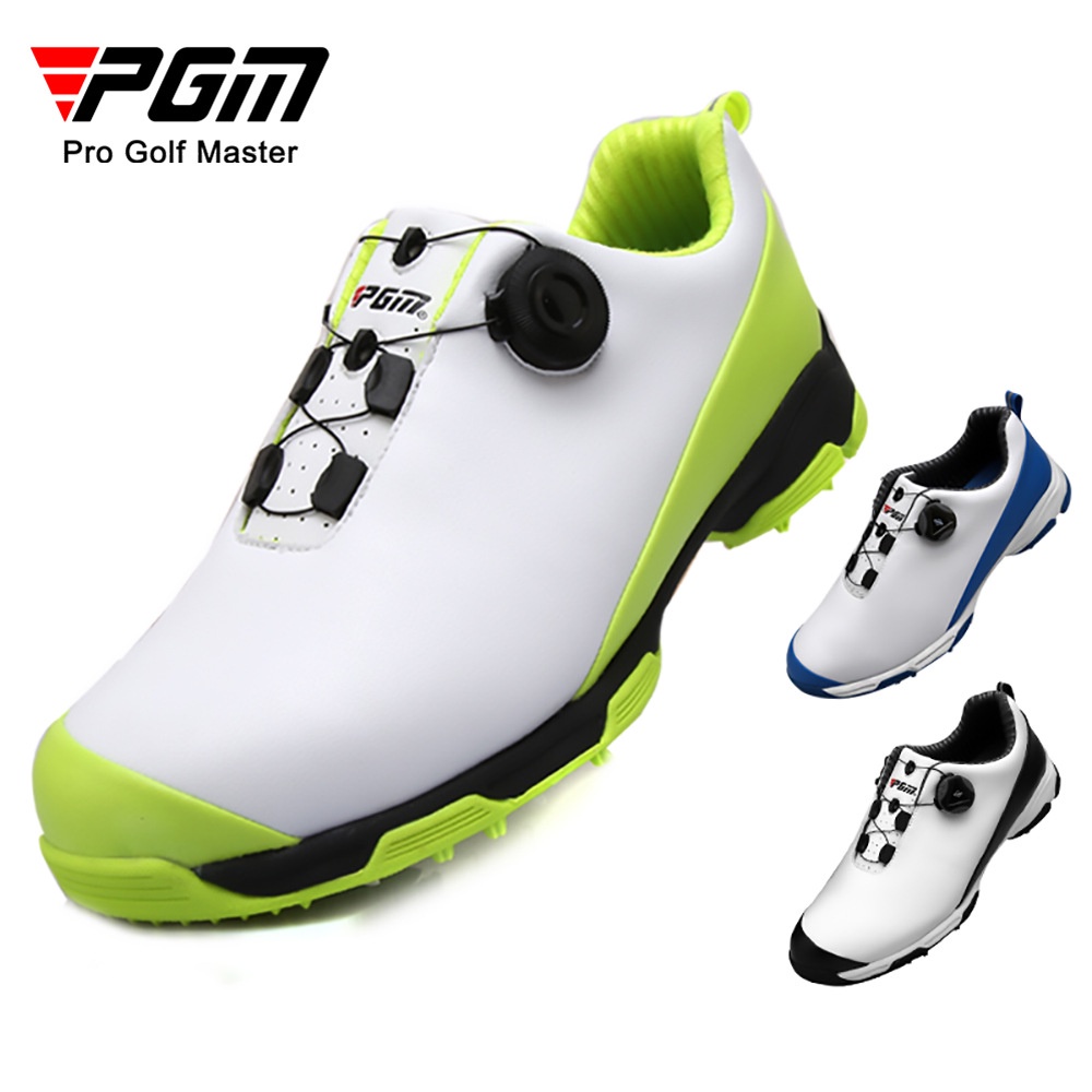 PGM 高爾夫球鞋 男士防水防側滑鞋子 旋轉鞋扣運動鞋 XZ090