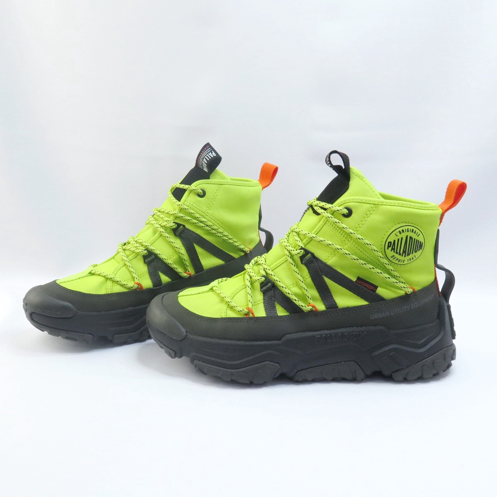 Palladium OFF-GRID CROSS WP+ 男女 輪胎鞋 防潑水 77987312 螢光綠【iSport】